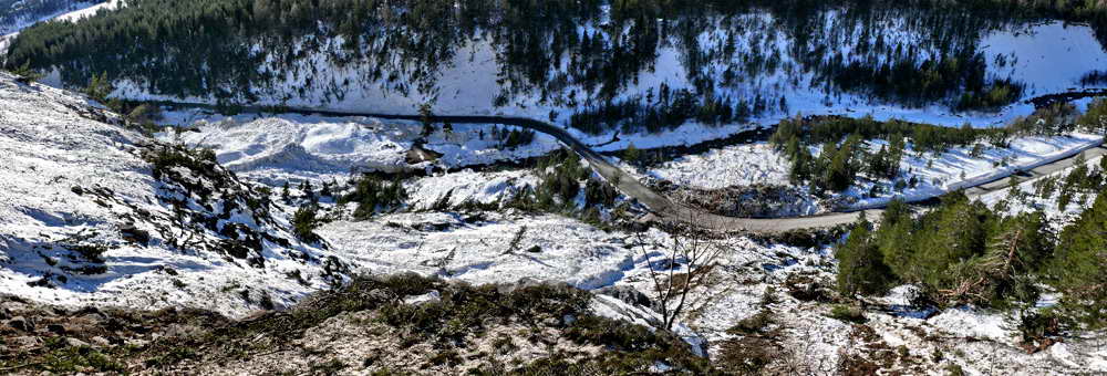 Valle de la Clare - Avalanche de Fanager, entre Plampinet et Nvache