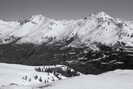 Serre Chevalier - Vers l'adret - Tête Noire (2922 m) et le Grand Area (2869 m)