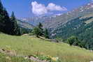 Vallée de la Clarée - Haute vallée depuis les chalets de Laraux