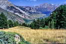 Vallée de la Clarée - Les hameaux de Névache depuis les chalets de Buffère