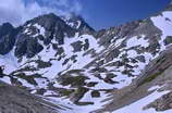 Haute Clarée - Vallon, Col et Rocher des Béraudes - Au fond, Tête de la Cassille (3069 m)