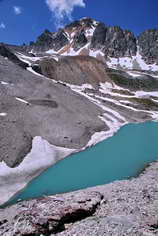 Haute Clarée - Combe du Lac Rouge (en haut à gauche) - Tête de la Cassille (3069 m)