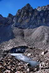 Haute Clarée - Glaciers du Lac Rouge - Glacier rocheux principal