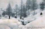 Haute Clarée - Manoeuvres hivernales dans la vallée de la Clarée