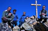 Haute Clarée - Après la pose de la croix à la Tête de de la Cassille (3069 m)