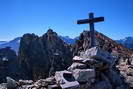 Haute Clarée - Tête de la Cassille  (3069 m) - Alignement des croix du sommet et de l'antécime