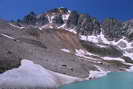 Haute Clarée - Combe du Lac Rouge - Tête de la Cassille (3069 m) - Glaciers rocheux, actif à gauche, fossile à droite
