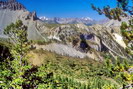 Bardonnèche - Bardonècchia - Vallée de Mélezet -  Comba della Gorgia - Côte Névachaise et massif des massif des Écrins