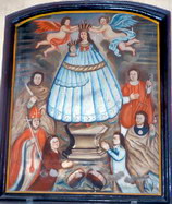 Nvache - Roubion - Notre-dame de Bon Rencontre - Tableau du retable