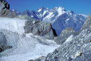 La Meije vue du Grand Galibier (kodachrome)