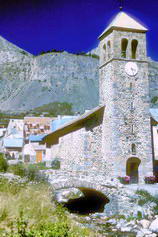 Eglise du Lauzet (kodachrome)