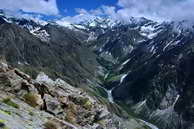 Lacs de Crupillouse - Pointe des Estaris (3086 m) et Pointes de Rougnoux (3179 m)