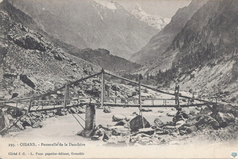 Vallée du Vénéon - Passerelle de la Danchère
