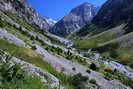 La Bérarde - La haute vallée du Vénéon vue de la sortie du hameau