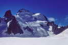Barre des crins (4102 m) - Face nord et Glacier des crins