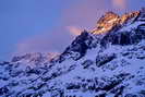 Barre des crins (4102 m) - Versant sud-ouest, depuis le Refuge de la Pilatte