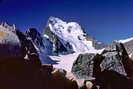 Barre des crins (4102 m) - Versant nord - Bassin suprieur du Glacier Blanc