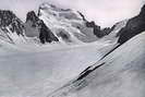 Barre des crins (4102 m) - Versant nord - Bassin suprieur du Glacier Blanc