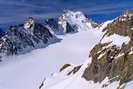 Les crins vus du Col du Glacier Blanc 