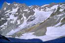 Les Écrins vus du Col du Monêtier