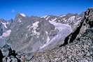 Les crins vus du Col de Sguret Foran