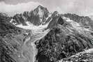 Dme de Neige des crins (4015 m) - Face nord-ouest - Glacier de Bonne Pierre