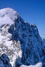 Dme de Neige des crins (4015 m) - Face nord-ouest - Clocher des crins (3808 m)