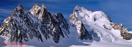 Crête des Barres ou de l'Encoula -  Barre Blanche, Barre Noire et Barre des Écrins