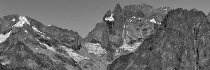 Vallon de la Lavey - Panorama depuis le sommet des Rouies (3589 m)