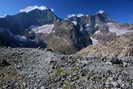 Lac des Rouies - Cime du Vallon (3406 m) et L'Olan (3564 m)