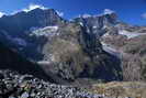 Lac des Rouies - Cime du Vallon (3406 m) et L'Olan (3564 m)