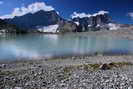 Lac des Rouies - Cime du Vallon (3406 m) et L'Olan (3564 m)