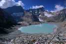 Lac des Rouies - Cime du Vallon (3406 m) et L'Olan (3564 m)