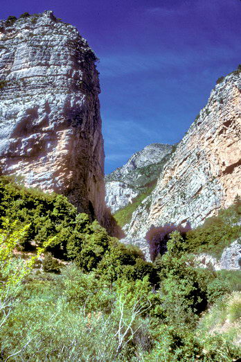 Haute Provence - Valle du Bs - Clue aval de Barles ou Clue du Prour