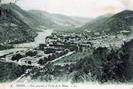 Haute Provence - Digne - Vue gnrale de la valle de la Blone vers l'amont