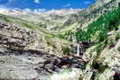 Haute Provence - Haute Blone - Haute valle - Cascade de la Piche - Tte de l'Estrop (2961 m) - Les Trois-vchs  (2819 m)