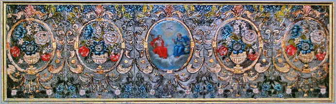 Jura - Chapelle-des-Bois (1080 m) - Église Saint-Jean-Baptiste - Antependium du maître-autel