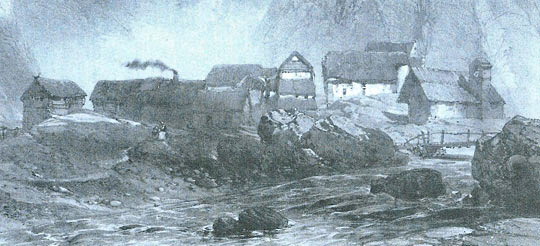 Ailefroide - Les chalets au milieu du XIXe siècle
