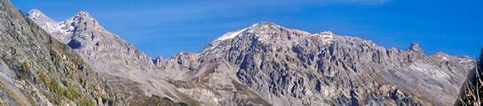 La Vallouise - Massif de Montbrison vu d'Ailefroide