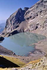 L'Eychauda, Col des Grangettes (2684 m) - Lac de l'Eychauda (2514 m)