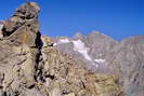 L'Eychauda, Col des Grangettes (2684 m) - Montagne des Agneaux (3664 m), Glacier du Monêtier, branche nord