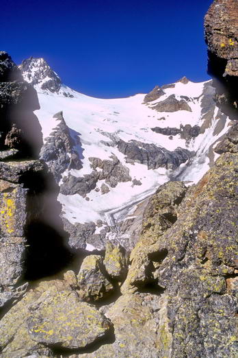 L'Eychauda - Col des Grangettes (2684 m) - Glacier de S�guret Foran