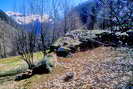 La Vallouise - Vallée de l'Onde - Les Fauries (1600 m) - Vestiges de cabanes - Groupe amont