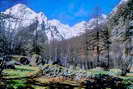 La Vallouise - Vallée de l'Onde - Les Fauries (1600 m) - Vestiges de cabanes - Groupe amont