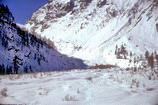 La Vallouise - Vallée de l'Onde - Entre les Aygues - Le plan des eaux sous la neige