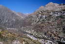 Pelvoux - Vue générale des hameaux - Adret, Vallon de Chambran et Cime de la Condamine