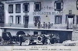 Pelvoux - Saint-Antoine - Hôtel du Glacier Blanc - Changement d'époque passage de la diligence à cheval à l'automobile