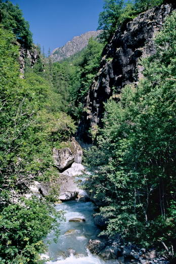 Pelvoux - Torrent d'Ailefroide aux Claux