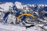 Pelvoux-Vallouise - Décollage du haut des pistes