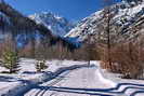 Ski de fond en Vallouise - Les Ribes, sur la piste du Moulin